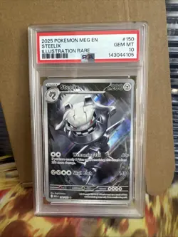 PSA 10 Steelix 150/132 IR Illustration Rare MEG-EN Mega Evolution Pokemon 2025 - Image 1