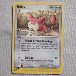 Pokemon Ruby & Sapphire 44/109 Skitty - Uncommon - Damaged - Image 1