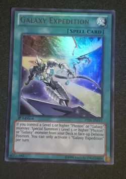 Yu-Gi-Oh TCG Galaxy Expedition ZTIN-EN017 Ultra 1st Edition Near Mint Condition - Image 1