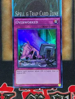 Yugioh Overworked AP05-EN012 Super Rare LP - Image 1