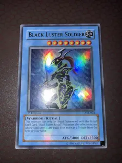 Yu-Gi-Oh! Black Luster Soldier -SYE-024- Ultra Rare - 1st Edition MP! - Image 1
