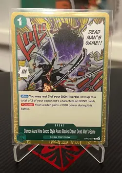 One Piece TCG OP12-037 (V.1) / Demon Aura Nine Sw / Legacy of the Master (ENGL.) - Image 1