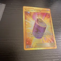 Pokemon TCG Suspicious Food Tin 80/73 Secret Rare Holo Card Champion's Path - Image 2