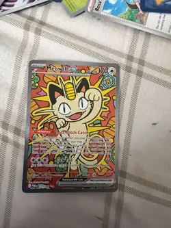 Meowth Pokemon card brand new out the pack no damage - Image 1