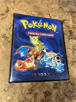 EMPTY Vntg 1999 Pokemon Card Binder Pikachu Blastoise Charizard Venusaur USA HTF - Image 1