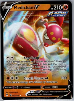 Medicham V 083/203 SWSH07: Evolving Skies - Pokemon Card - NM - Image 1