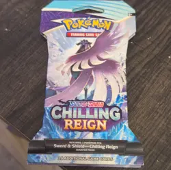 Pokemon Sword & Shield Chilling Reign Booster Pack English 10 Cards Articuno - Image 1