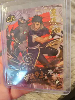 Kakashi Hatake & Obito Naruto Kayou Card CP 351 Foil Textured Collector Card - Image 3