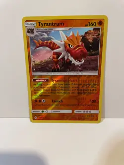 TYRANTRUM 69/131 RARE REVERSE HOLOFOIL FORBIDDEN LIGHT NM CARD - Image 1
