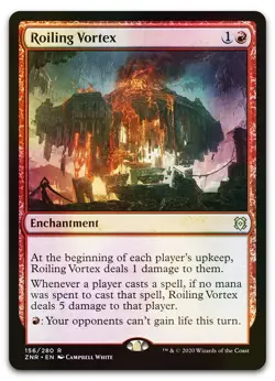 Roiling Vortex #156 (Foil) (NM) Zendikar Rising ZNR Magic MTG - Image 1