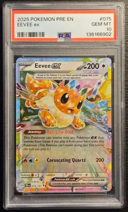 ⭐PSA 10 Eevee EX 075/131 ⭐Pokemon Prismatic Evolutions - Image 1
