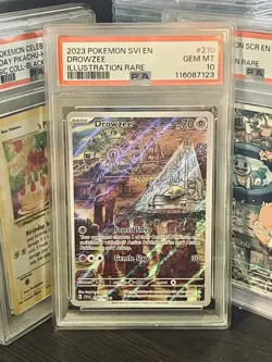 2023 Pokemon Scarlet & Violet Drowzee Illustration Rare #210/198 PSA 10 GEM MINT - Image 3