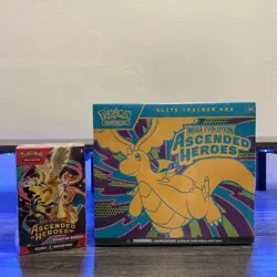 Pokemon Ascended Heroes ETB And Booster Bundle Package Factory Sealed Small Tear - Image 1