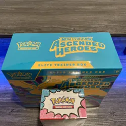 Pokemon Ascended Heroes ETB And Booster Bundle Package Factory Sealed Small Tear - Image 5