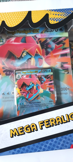 Pokemon TCG: Mega Evolution Ascended Heroes - Mega Emboar Ex Box Mega Feralgat - Image 3