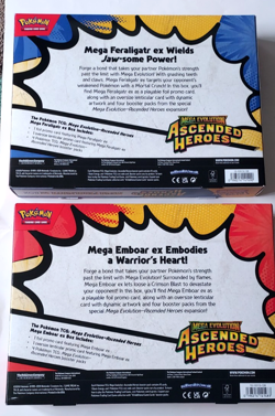 Pokemon TCG: Mega Evolution Ascended Heroes - Mega Emboar Ex Box Mega Feralgat - Image 5
