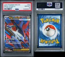 2025 POKEMON MEG EN-MEGA EVOLUTION ULTRA RARE #163 MEGA LATIAS EX PSA 10 - Image 3