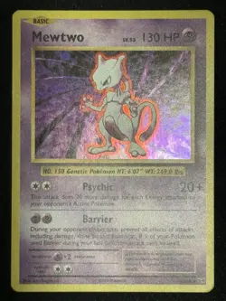 Pokemon Mewtwo Cracked Ice Holo RARE XY Evolutions 51/108 - Image 4