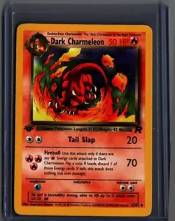 Dark Charmeleon 32/82 Uncommon Team Rocket Pokemon 1st Edition - Image 1