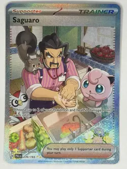 Saguaro 270/193 Paldea Evolved Special Illustration Rare Pokemon TCG NM/M - Image 1