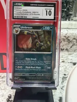 CGC 10 Umbreon Holo 059/131 SV: Prismatic Evolutions Pokemon TCG English - Image 1