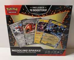 NEW POKEMON TCG Meddling Sparks Premium Collection - 12 PACKS with PROMOS - Image 1
