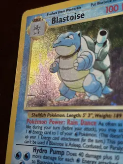 Pokemon Base Set 2 Blastoise 2/130 Holo Rare HP - Image 3