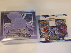 Pokemon Center Chilling Reign Error ETB with Extra Error Compensation Pack 🥶 - Image 1