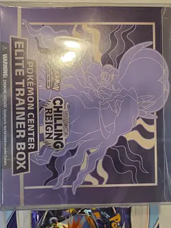 Pokemon Center Chilling Reign Error ETB with Extra Error Compensation Pack 🥶 - Image 2
