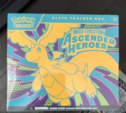 Pokemon TCG Mega Evolution Ascended Heroes Elite Trainer Box Dragonite Ages 6+ - Image 1