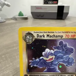 Pokemon TCG Dark Machamp (10) #10/82 Team Rocket 1st Edition Holo Rare - Image 2
