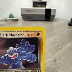 Pokemon TCG Dark Machamp (10) #10/82 Team Rocket 1st Edition Holo Rare - Image 3