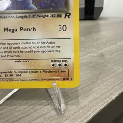 Pokemon TCG Dark Machamp (10) #10/82 Team Rocket 1st Edition Holo Rare - Image 4