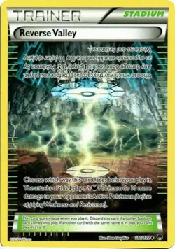POKEMON CARD REVERSE VALLEY 110/122 STADIUM TRAINER POKEMON TCG CCG - Image 1