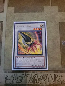 YUGIOH ARMORY ARM TU06-EN010 RARE UNLIMITED ED NM - Image 1