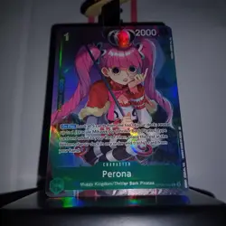 mint + Perona Alt Art Promo OP09-034 R - llustration Box Vol. 4 - One Piece TCG - Image 4
