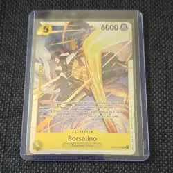 One Piece CCG Borsalino EB04-058 Egghead/Navy SR Foil 6000 HP Blocker On Play - Image 1