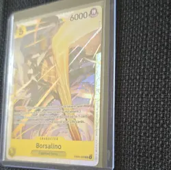 One Piece CCG Borsalino EB04-058 Egghead/Navy SR Foil 6000 HP Blocker On Play - Image 5
