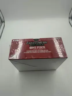 One Piece TCG: Carrying on His Will Booster Box (OP-13) SEALED NEW Seal has Flaw - Image 3