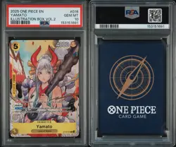 Yamato C 2025 One Piece Promos ST13-016 Illustration Box Vol 2 PSA 10 - Image 3