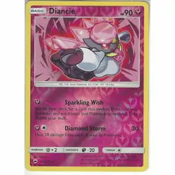 POKEMON CARD REVERSE HOLO DIANCIE 94/147 NO 719 JEWEL POKEMON TCG CCG - Image 1