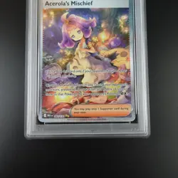 PSA 10 Acerola's Mishchief 183/132 Pokemon Mega Evolutions Graded Card - Image 3