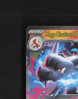 Mega Charizard X ex 013/094 Phantasmal Flames Ultra Rare Holo Pokemon Card LP - Image 3