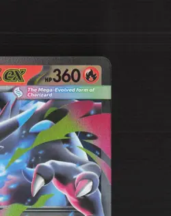 Mega Charizard X ex 013/094 Phantasmal Flames Ultra Rare Holo Pokemon Card LP - Image 4