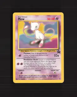 Mew 8 Wizards Black Star Promos Black Star Promo Pokemon Card NM - Image 1