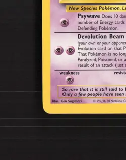 Mew 8 Wizards Black Star Promos Black Star Promo Pokemon Card NM - Image 5
