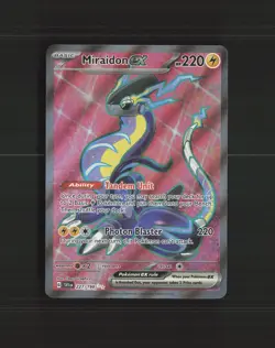 Miraidon ex 227/198 Scarlet & Violet Full Art Ultra Rare Holo Pokemon Card NM - Image 1