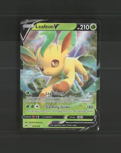 Leafeon V 013/159 Crown Zenith Ultra Rare Holo Pokemon Card NM - Image 1