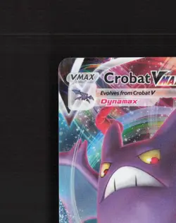 Crobat VMAX 045/072 Shining Fates Ultra Rare Holo Pokemon Card NM - Image 3