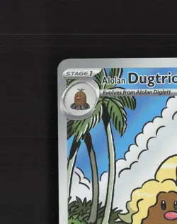 Alolan Dugtrio 208/191 Surging Sparks Full Art Ultra Rare Holo Pokemon Card NM - Image 3